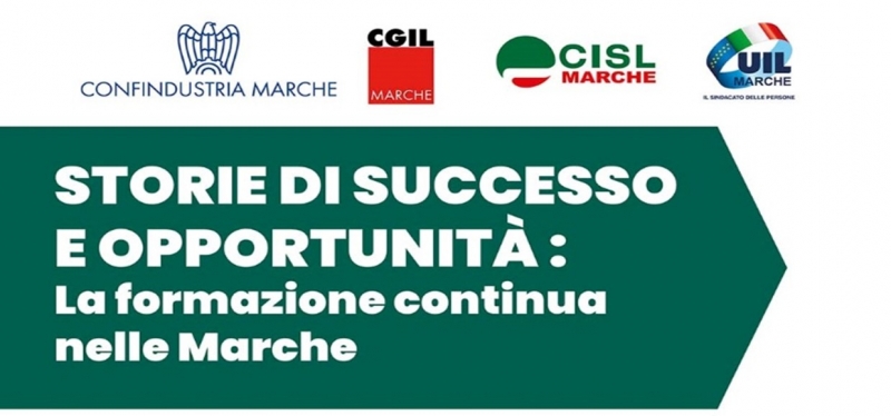 FORMAZIONE FINANZIATA - EVENTO: STORIE DI SUCCESSO E OPPORTUNITÀ | c/o sede di OBR Marche 3 APRILE 2025 ORE 10.30