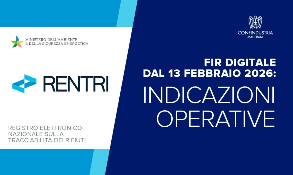 FIR DIGITALE DAL 13 FEBBRAIO 2026: INDICAZIONI OPERATIVE
