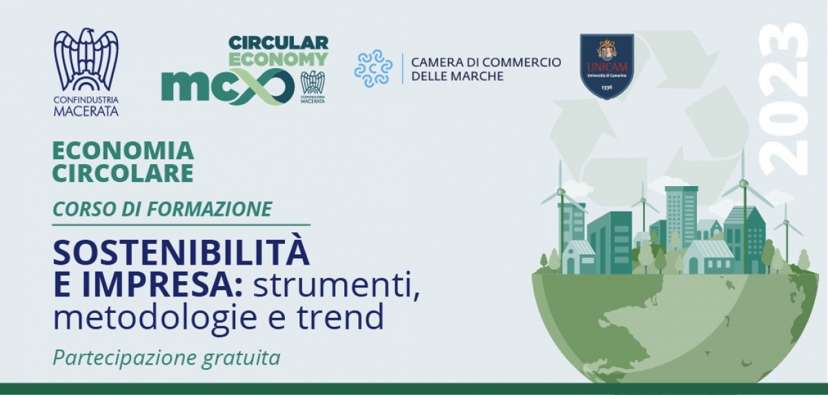 Corso di Formazione di Economia Circolare &quot;Sostenibilità e Impresa: strumenti, metodologie e trend&quot;