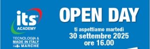 OPEN DAY ITS ACADEMY - TECNOLOGIA &amp; MADE IN ITALY NELLE MARCHE | SEDE DI TOLENTINO c/o  CAMPUS SIMONELLI GROUP| 30.09.2025 dalle ore 16:00