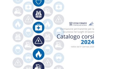 CORSI DI FORMAZIONE PER LA SICUREZZA NEI LUOGHI DI LAVORO - ANNO 2024