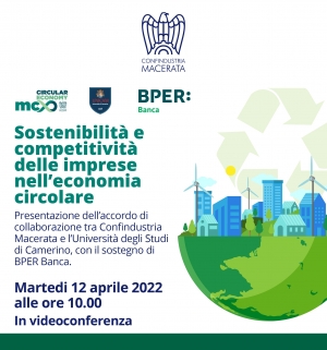 WEBINAR - Sostenibilità e competitività delle imprese nell’economia circolare - 12-04-2022 - ore 10:00