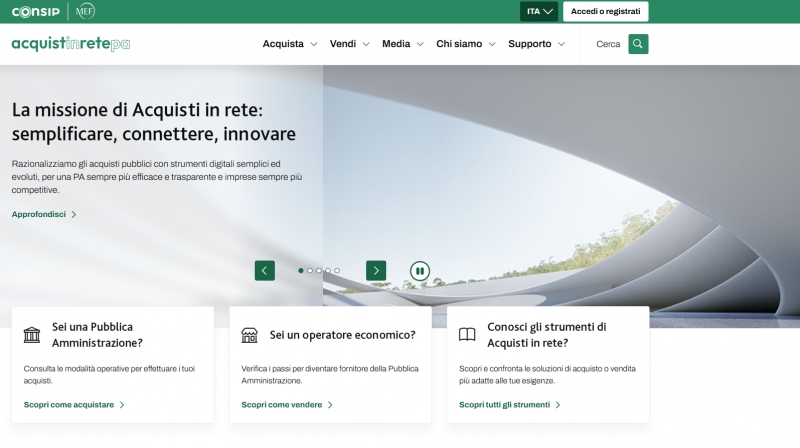 SPORTELLO MEPA - Restyling Portale MePA