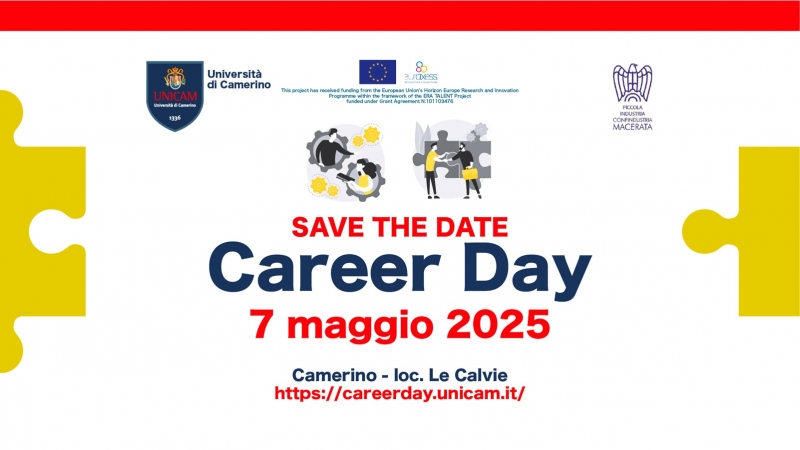 SAVE THE DATE: Career Day UNICAM - 7 maggio 2025