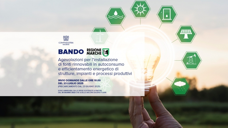 NUOVO BANDO REGIONALE - AGEVOLAZIONI PER L’INSTALLAZIONE DI FONTI RINNOVABILI E EFFICIENTAMENTO ENERGETICO