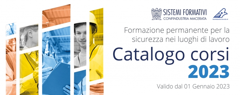 CORSI DI FORMAZIONE PER LA SICUREZZA NEI LUOGHI DI LAVORO - ANNO 2023