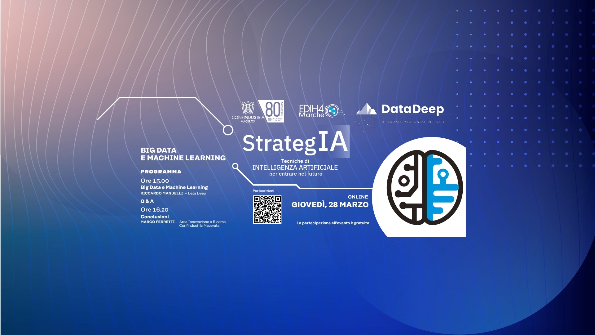 StrategIA - Terzo incontro: Big Data e Machine Learning - 28 marzo 2024