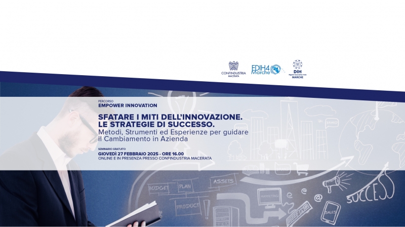 SEMINARIO SFATARE I MITI DELL&#039;INNOVAZIONE. LE STRATEGIE DI SUCCESSO