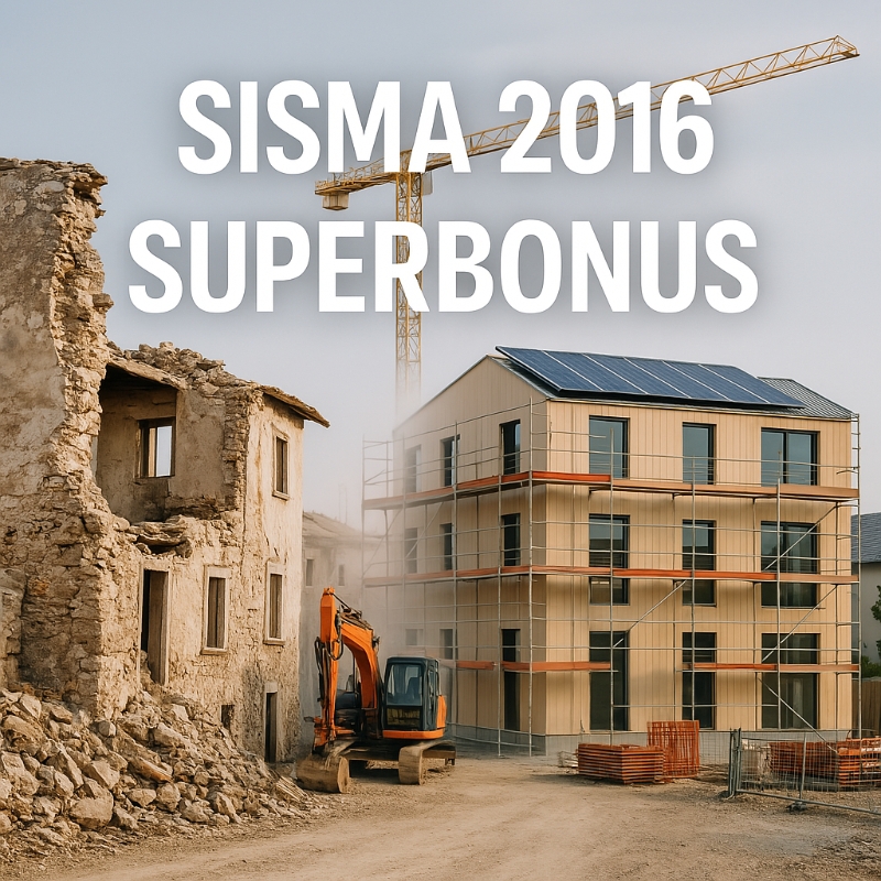 Ricostruzione sisma 2016: avviato un Monitoraggio del Superbonus impegnato