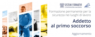 CORSO: AGGIORNAMENTO ADDETTI AL PRIMO SOCCORSO – 7 Settembre 2023