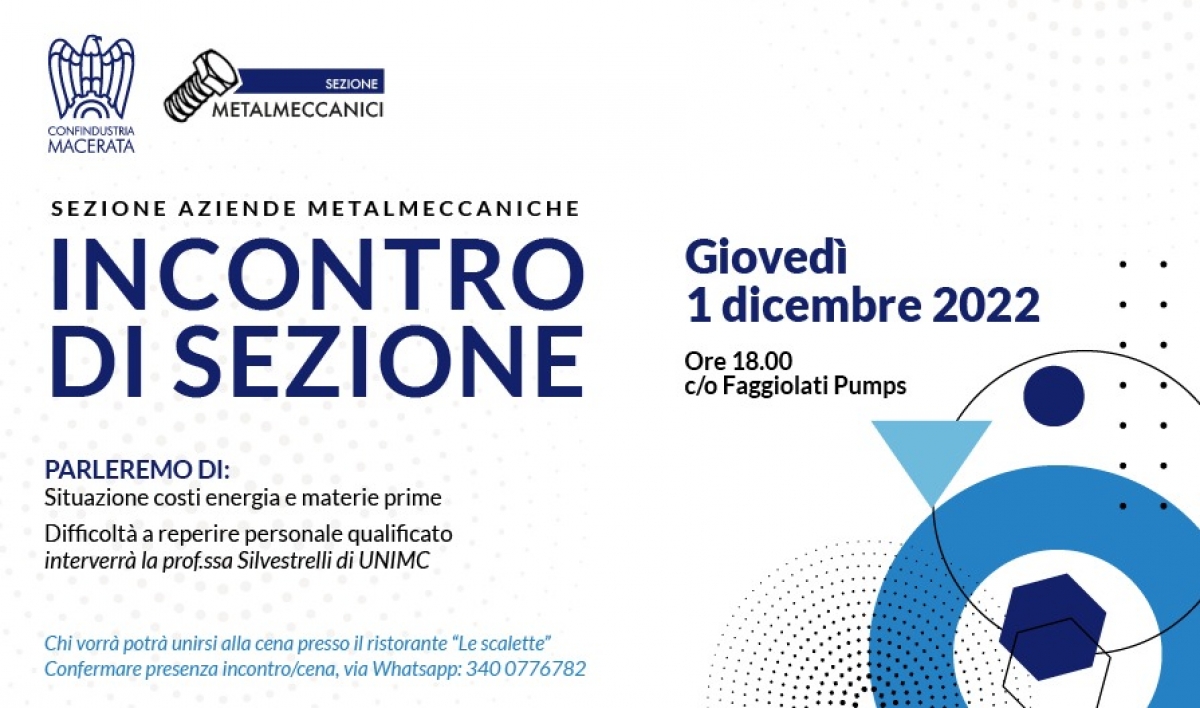 Sezione Meccanici - incontro di sezione - 1 dicembre 2022