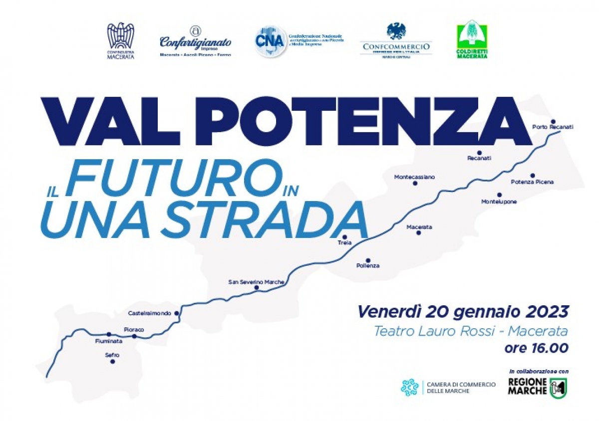 &quot;Il Futuro in una strada&quot; 20 gennaio 2023 ore 16.00 Teatro Lauro Rossi Macerata