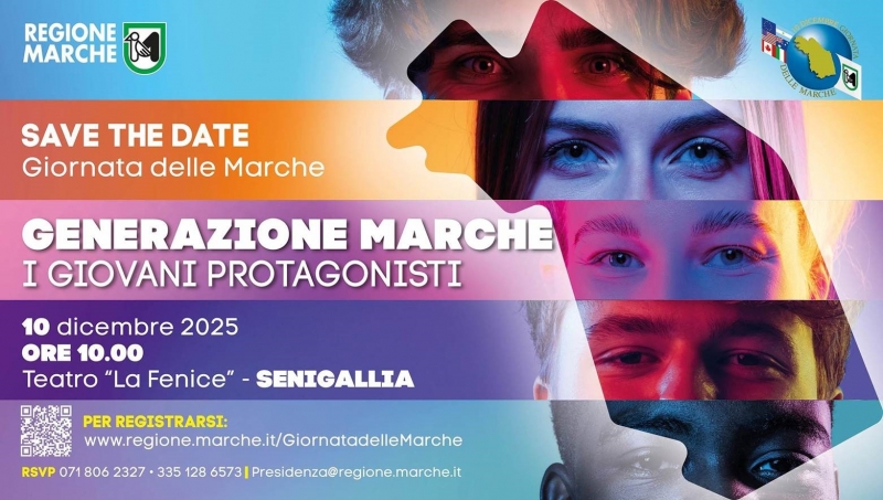 Giornata delle Marche 10 dicembre 2025 - Save the date